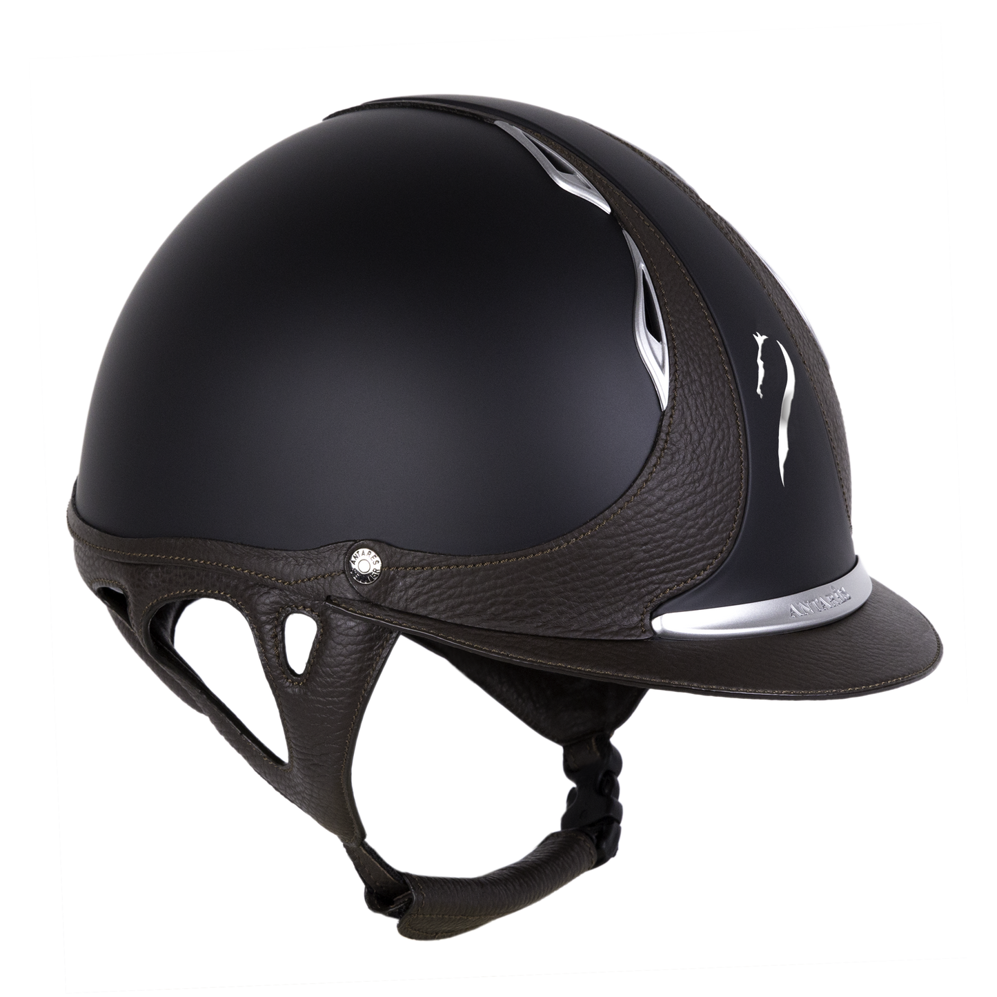 Casque Référence visière standard noir/brun - Antarès
