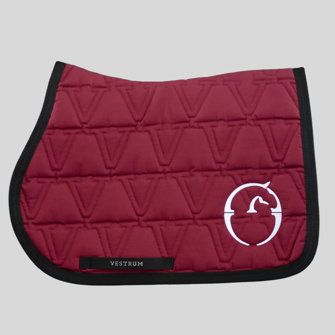 Tapis de selle Calgary bordeaux - Vestrum