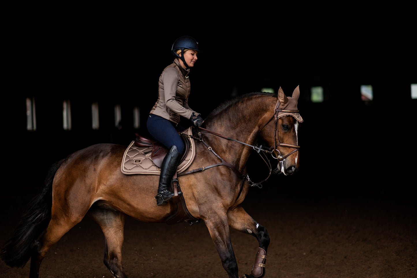 Tapis de selle Champagne - Equestrian Stockholm