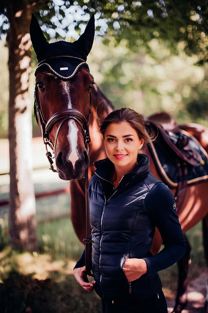 Doudoune sans manche classic navy - Equestrian Stockholm