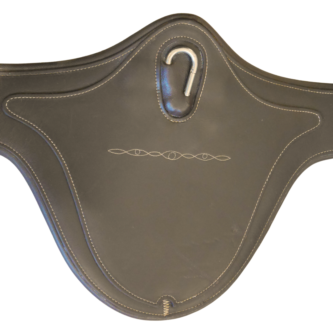 Sangle bavette ROMEO cuir marron Fouganza - Occasion