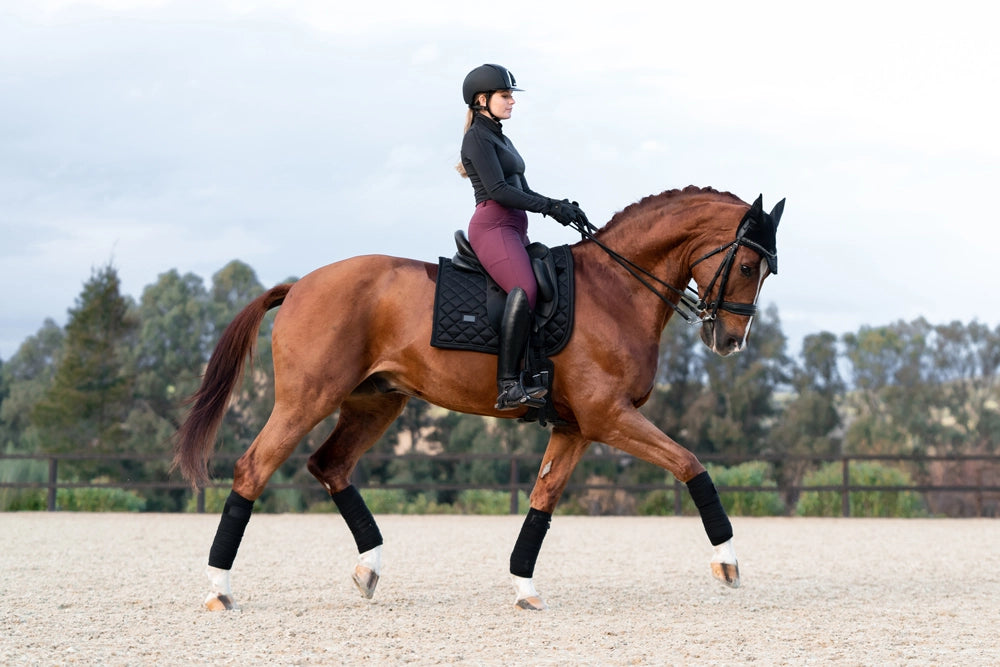 Pantalon d'équitation Merlot bordeaux full grip - Equestrian Stockholm