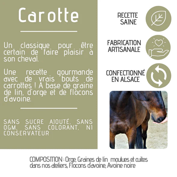 Friandises carottes maraîchères - CZH'Feed & Care