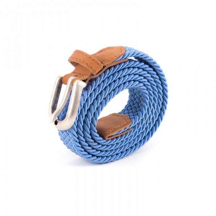 Ceinture tressée bleu clair - Vertical