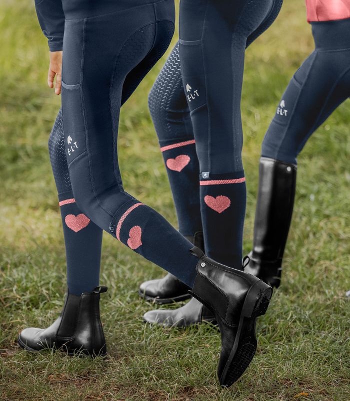 Chaussettes d’équitation Glitter pour enfants - Waldhausen