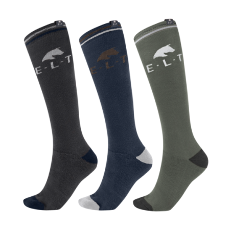 Chaussettes équitation Horse Lot de 3 - ELT