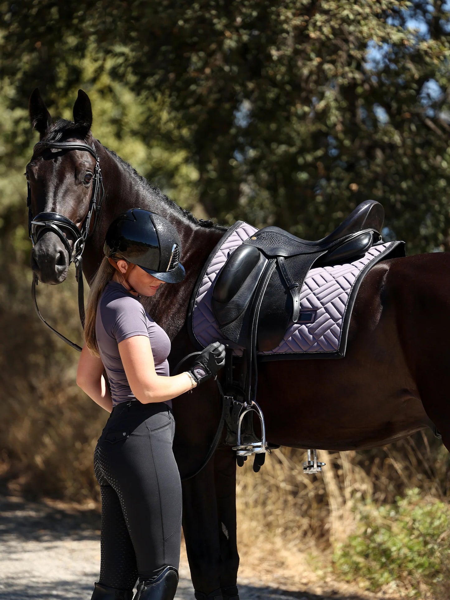 Tapis de dressage Dark Violet - Equestrian Stockholm