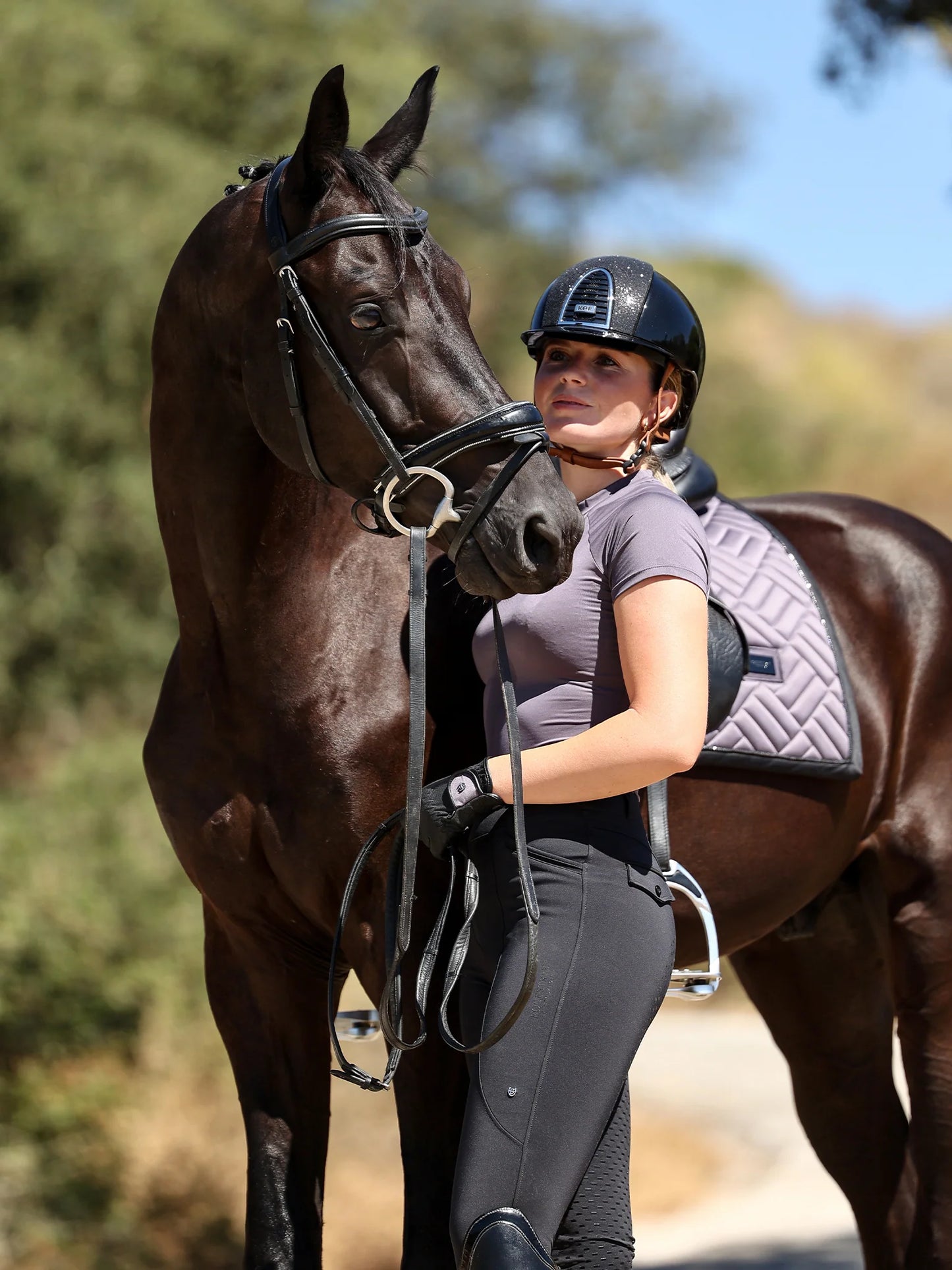Tapis de dressage Dark Violet - Equestrian Stockholm