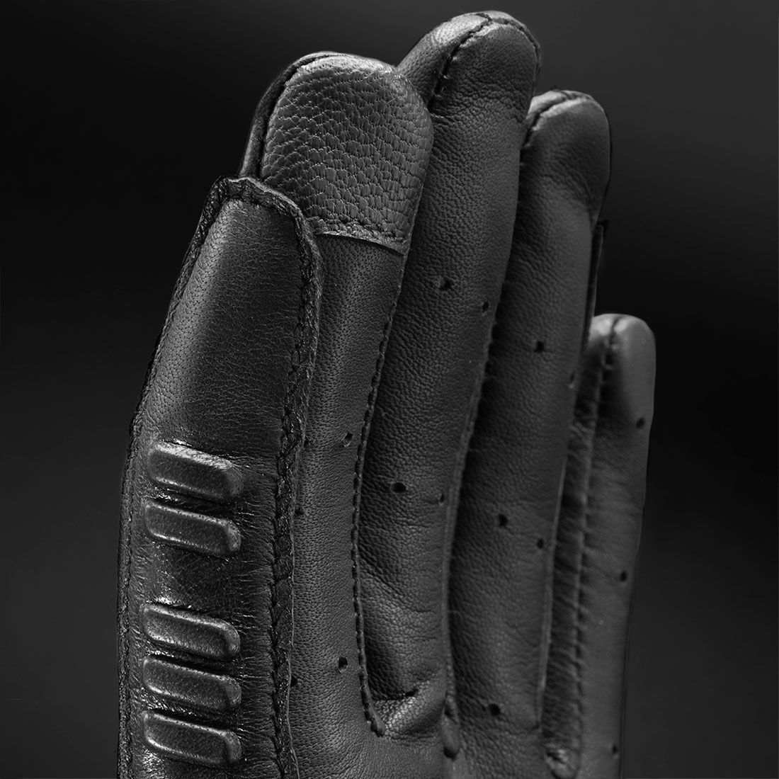 Gants équitation Tradition noirs - Racer