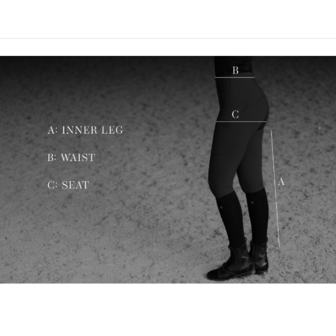 Legging d'équitation Movement Avenue Green - Equestrian Stockholm
