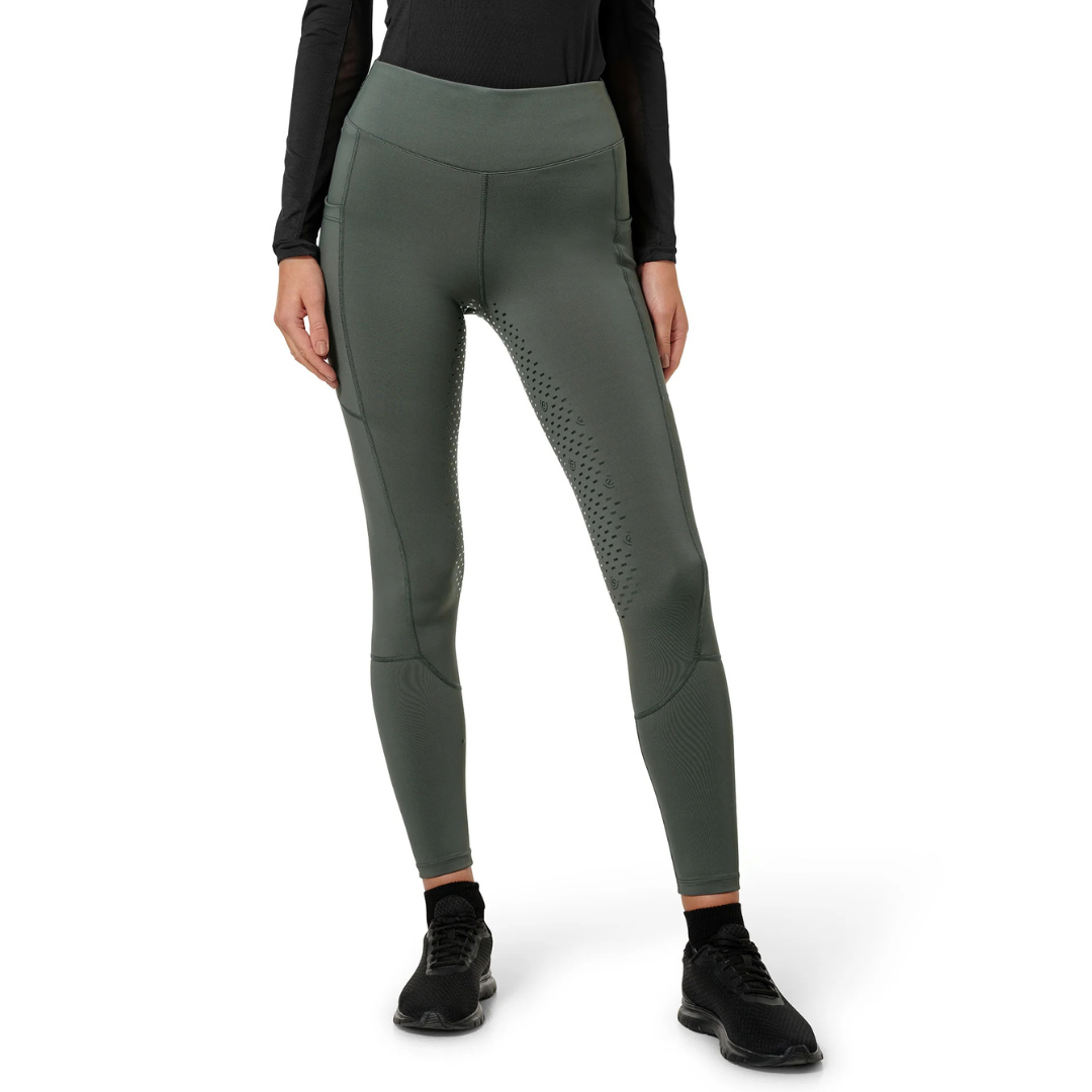 Legging d'équitation Movement Avenue Green - Equestrian Stockholm