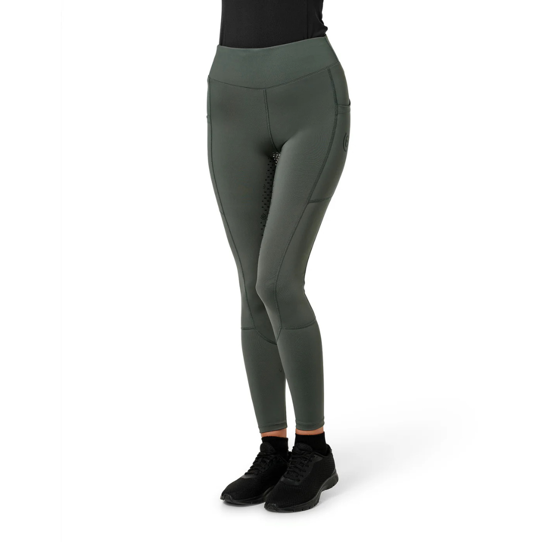 Legging d'équitation Movement Avenue Green - Equestrian Stockholm