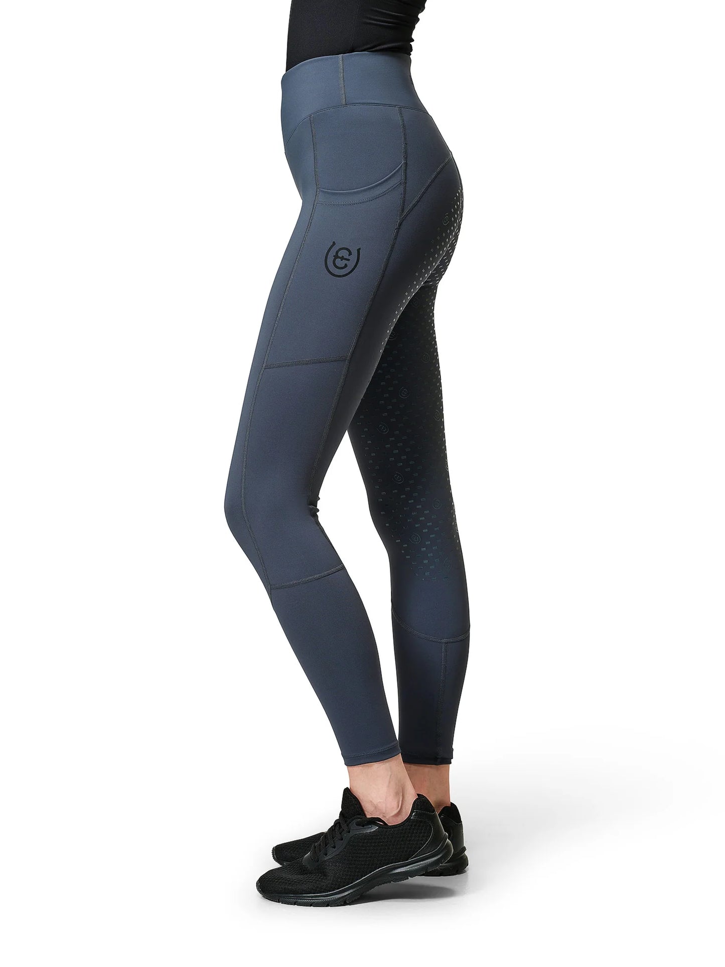 Legging d'équitation Movement Grey - Equestrian Stockholm