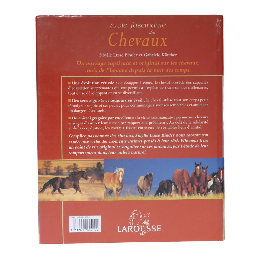 Livre la vie fascinante des chevaux Larousse - Occasion