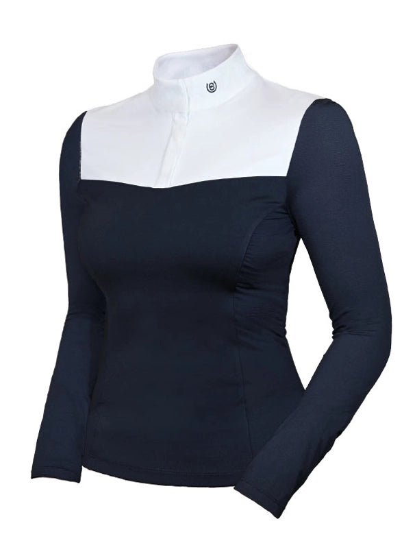 Haut de compétition Marine et Blanc - Equestrian Stockholm