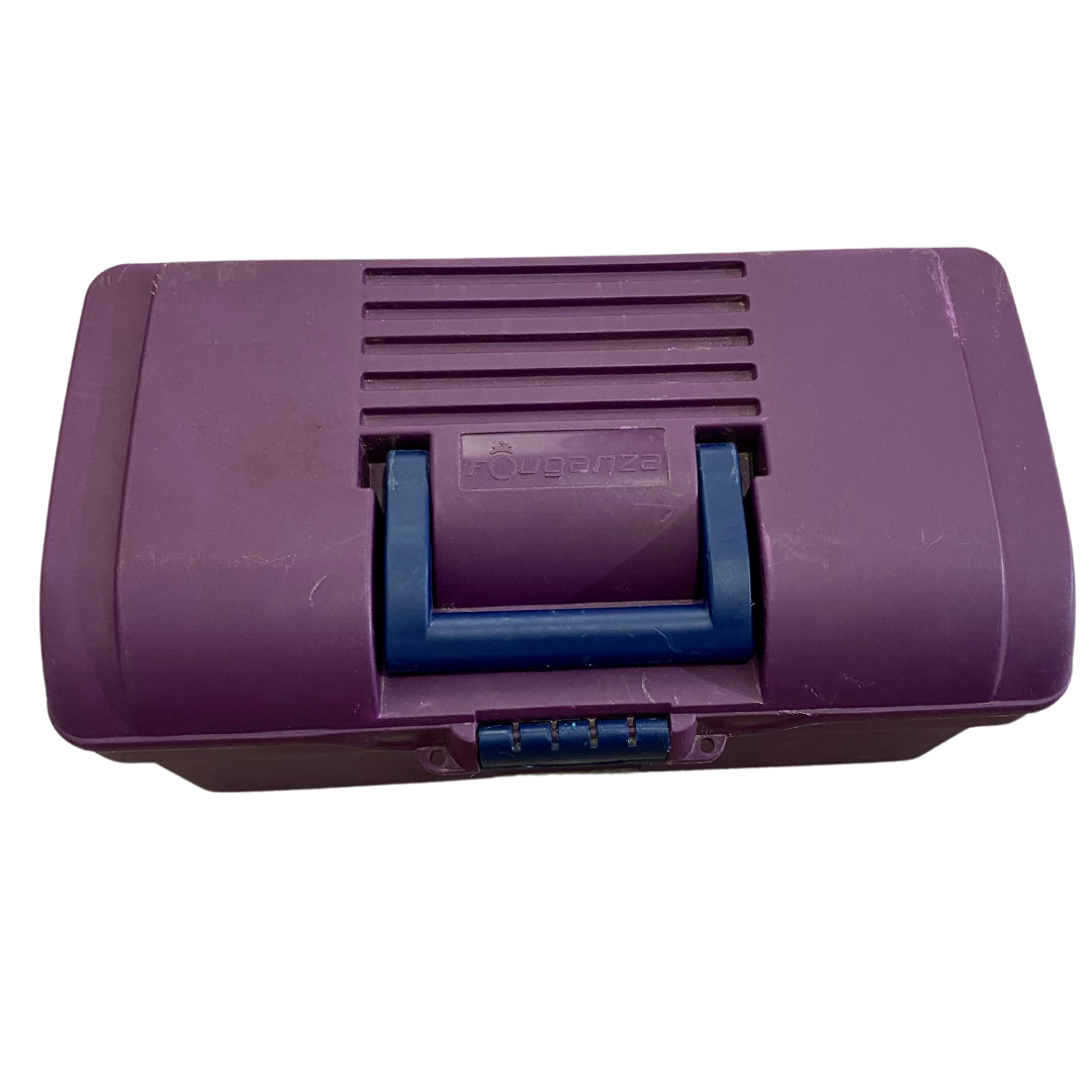 Mallette de pansage violette - Fouganza - Occasion