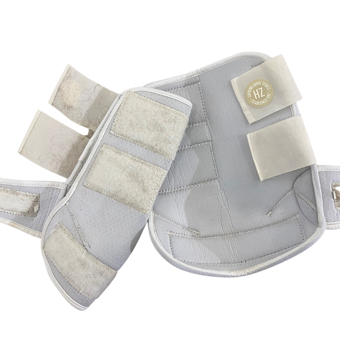 Guêtres de dressage blanches Horze - Occasion