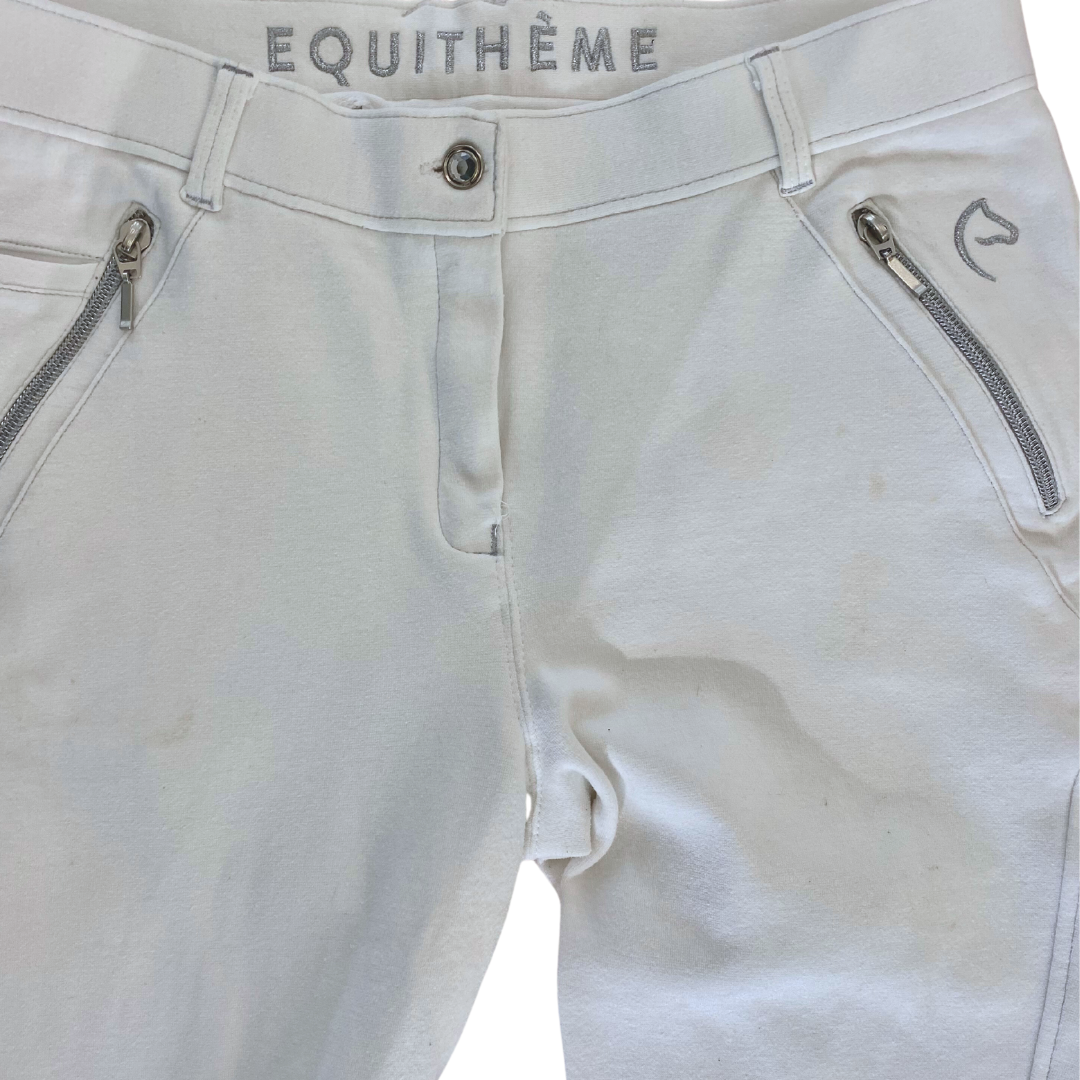 Pantalon d'équitation blanc - EquiThème - Occasion