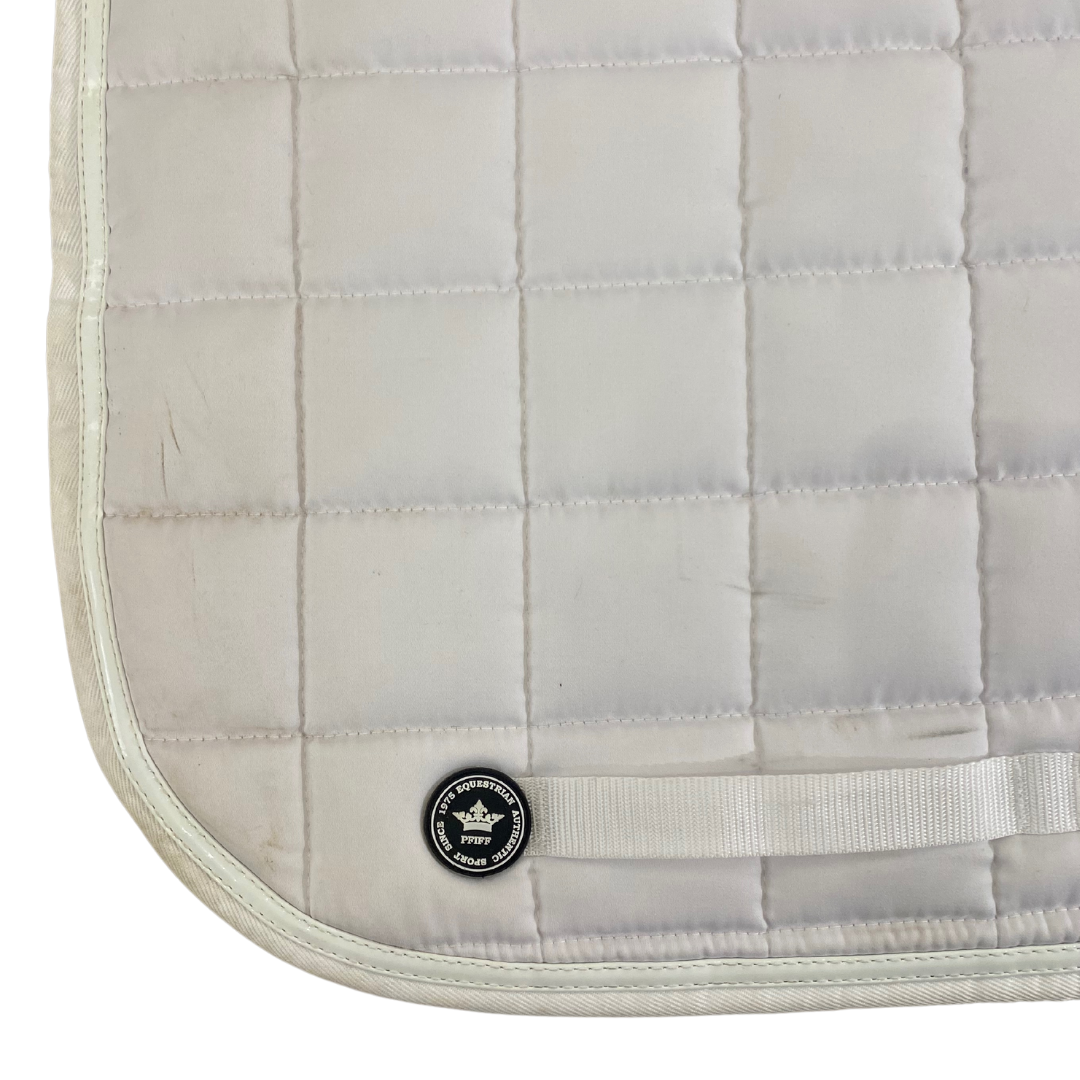 Tapis de selle de dressage blanc - Pfiff - Occasion