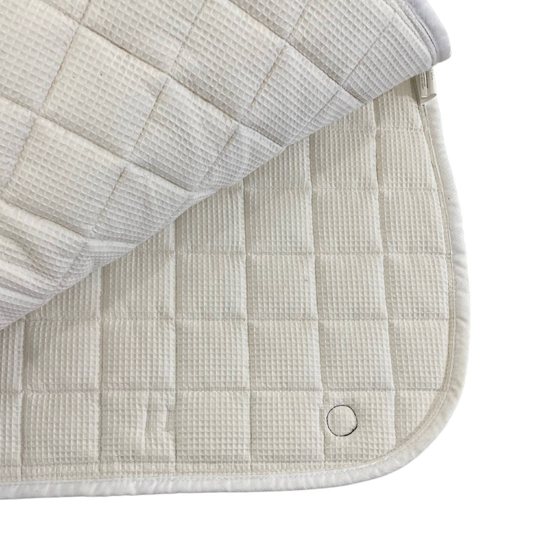 Tapis de selle de dressage blanc - Pfiff - Occasion