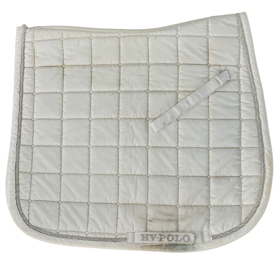 Tapis de selle de dressage blanc HV Polo - Occasion