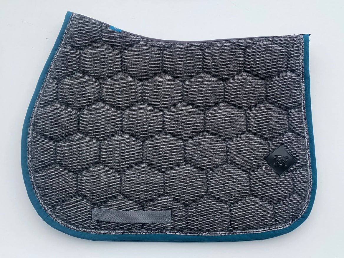 Tapis de selle Tweed Emeraude - Oxxer