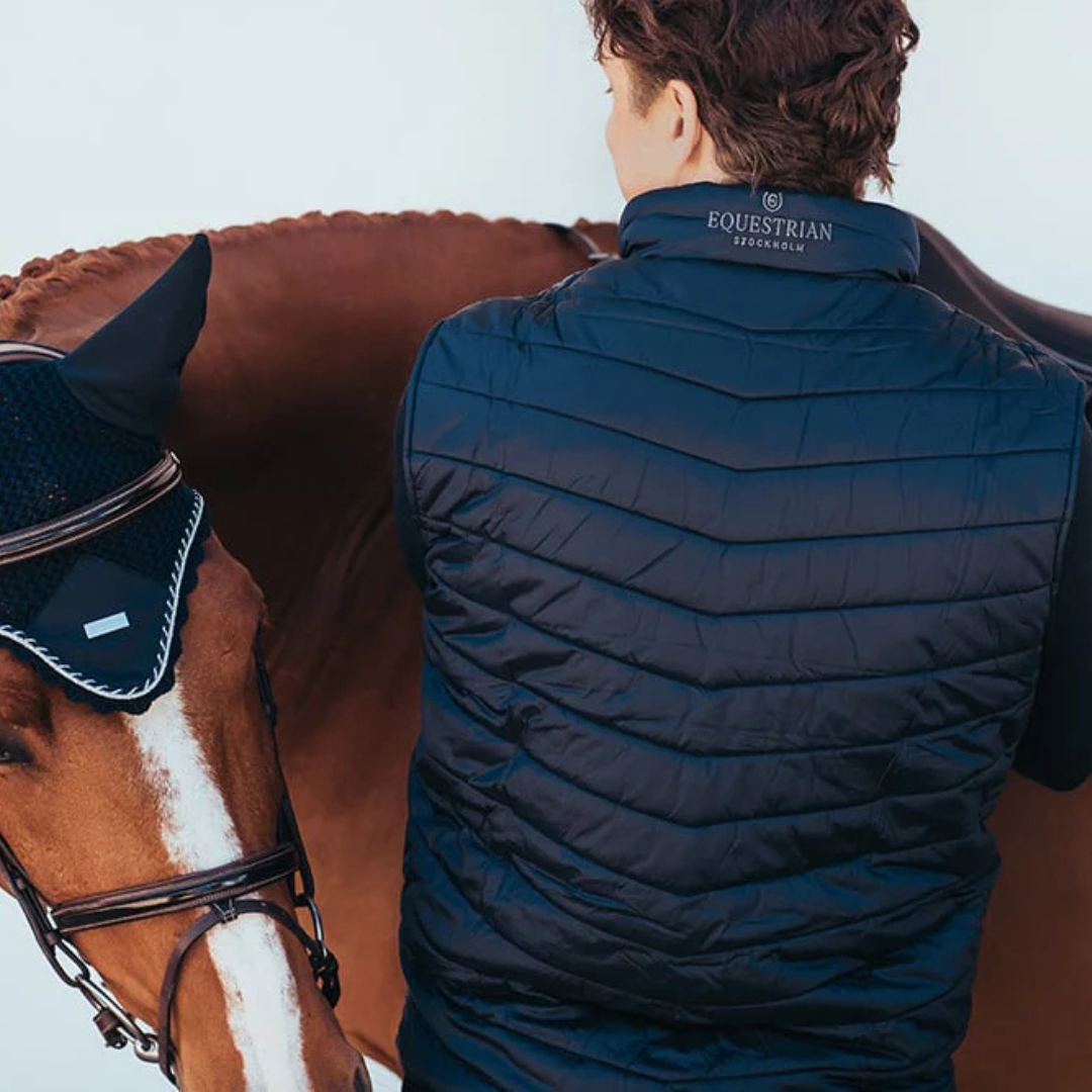 Doudoune Sans Manches Classic Navy Homme - Equestrian Stockholm