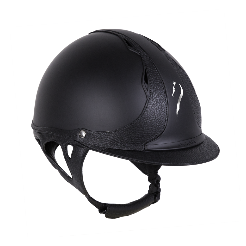 Casque Référence visière standard noir/noir - Antarès