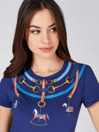 T-Shirt Medina bleu Seconde Vie - Vestrum