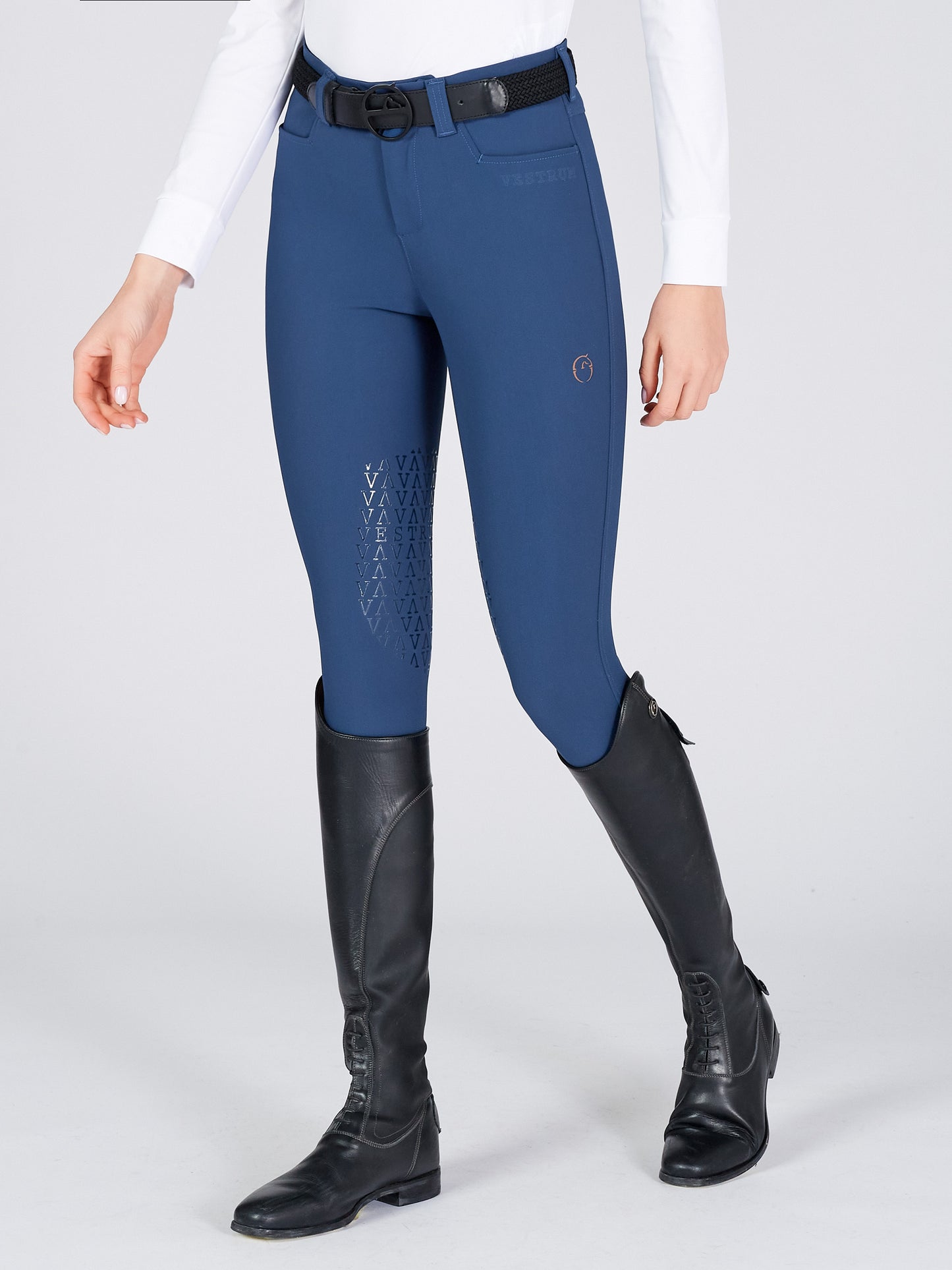 Pantalon d'équitation Syracuse bleu air force - Vestrum