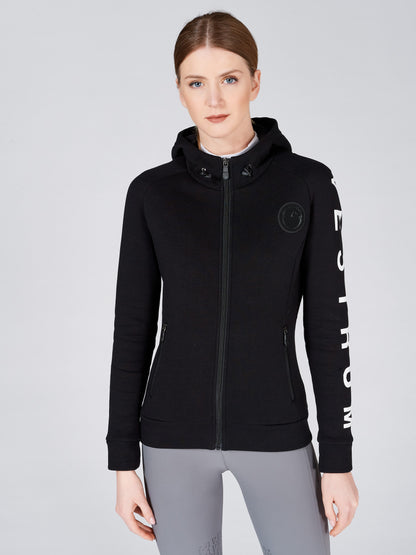 Sweat à zip femme Saint Pierre noire - Vestrum