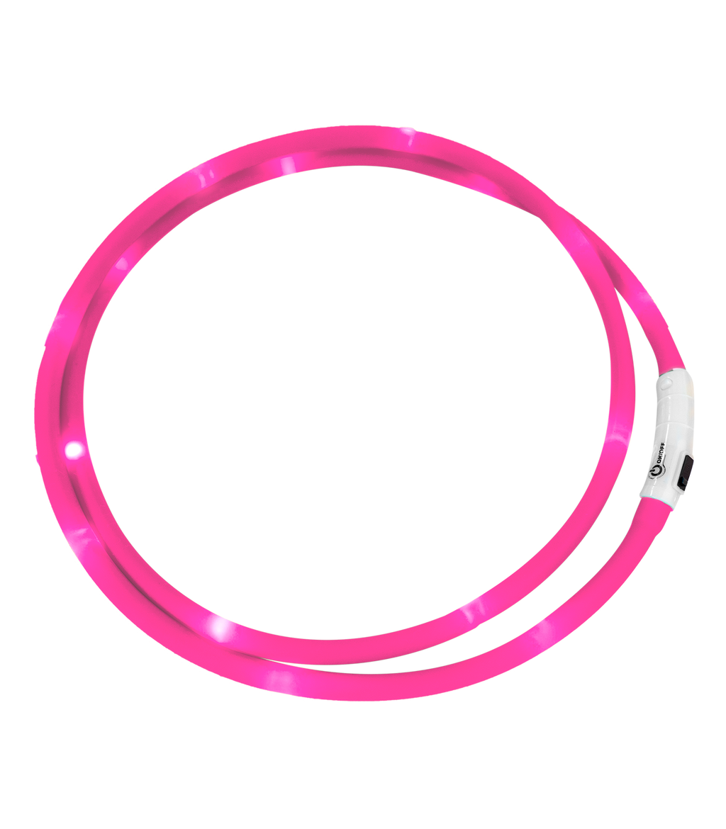 Collier d'encolure cheval LED rose - Waldhausen