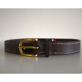 Ceinture en cuir marron - Caliway