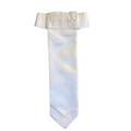 Cravate de concours blanche à strass QHP - Occasion