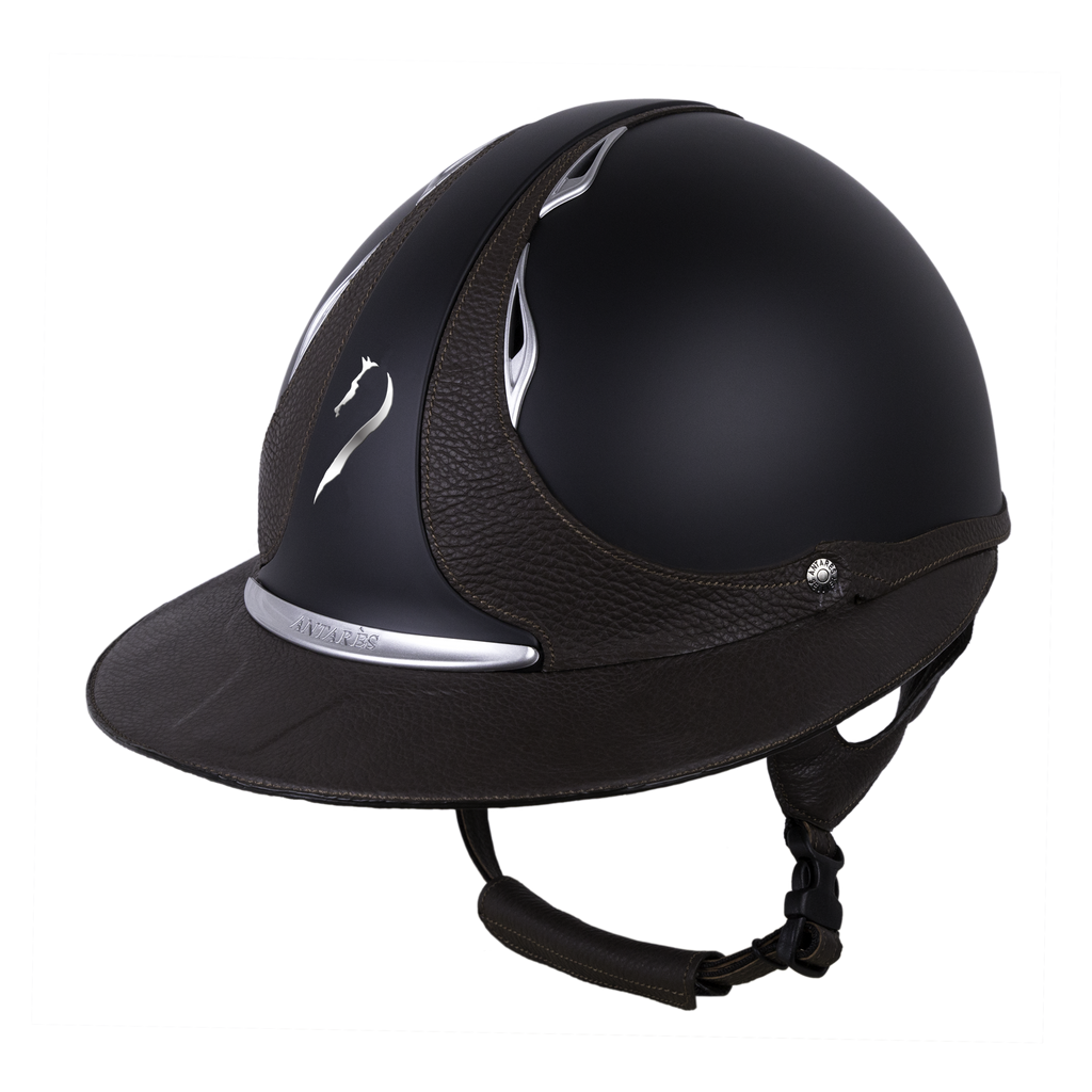 Casque Référence visière Eclipse noir/brun - Antarès
