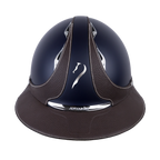 Casque Galaxy visière Eclipse bleu/marron - Antarès