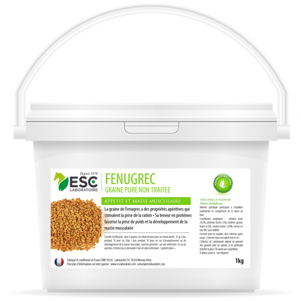 Fenugrec graine pure - ESC Laboratoire