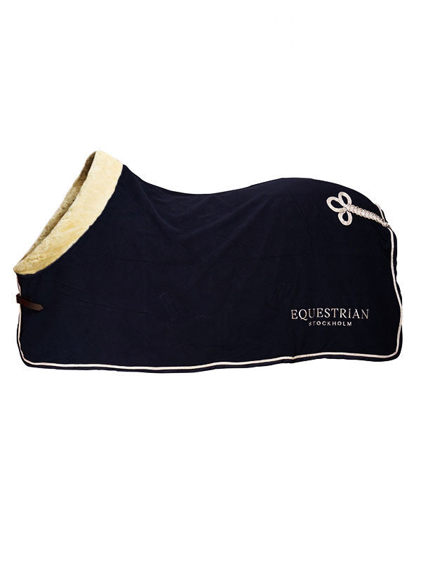 Couverture polaire Navy - Equestrian Stockholm
