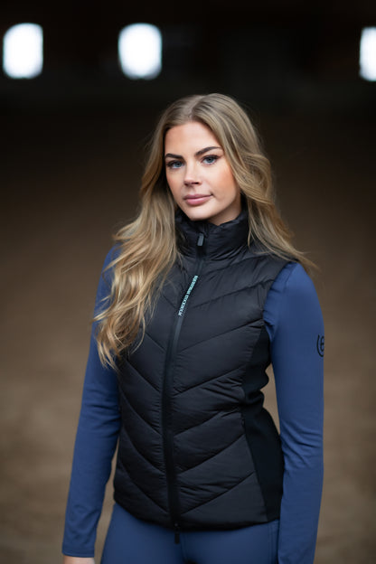 Versatile veste sans manche Black - Equestrian Stockholm