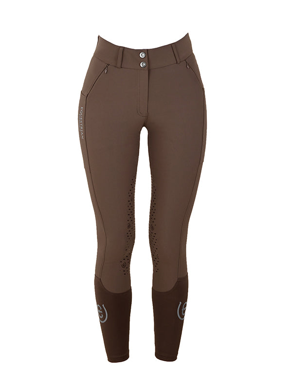 Pantalon d'équitation Elite mid brown mid grip - Equestrian Stockholm