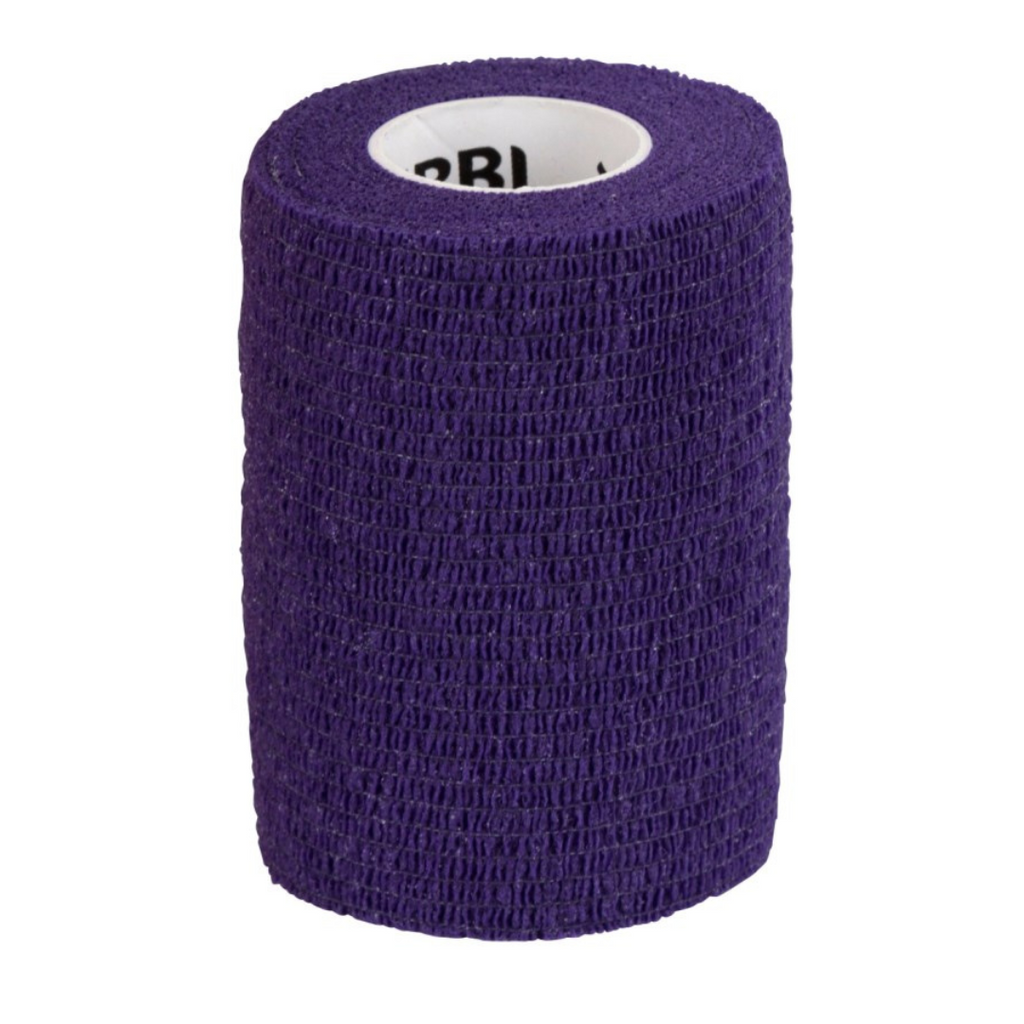 Le bandage auto-adhésif violet 7,5cm Equilastic - Kerbl