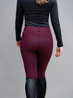 Pantalon d'équitation Merlot bordeaux full grip - Equestrian Stockholm