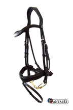 Bridon dressage noir Signature - Antarès