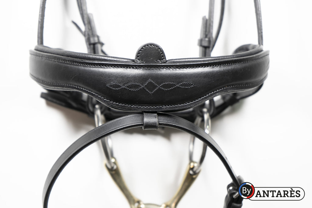 Bridon dressage noir Signature - Antarès