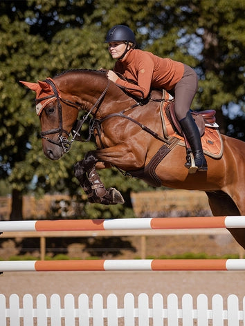 Pantalon d'équitation Elite mid brown mid grip - Equestrian Stockholm