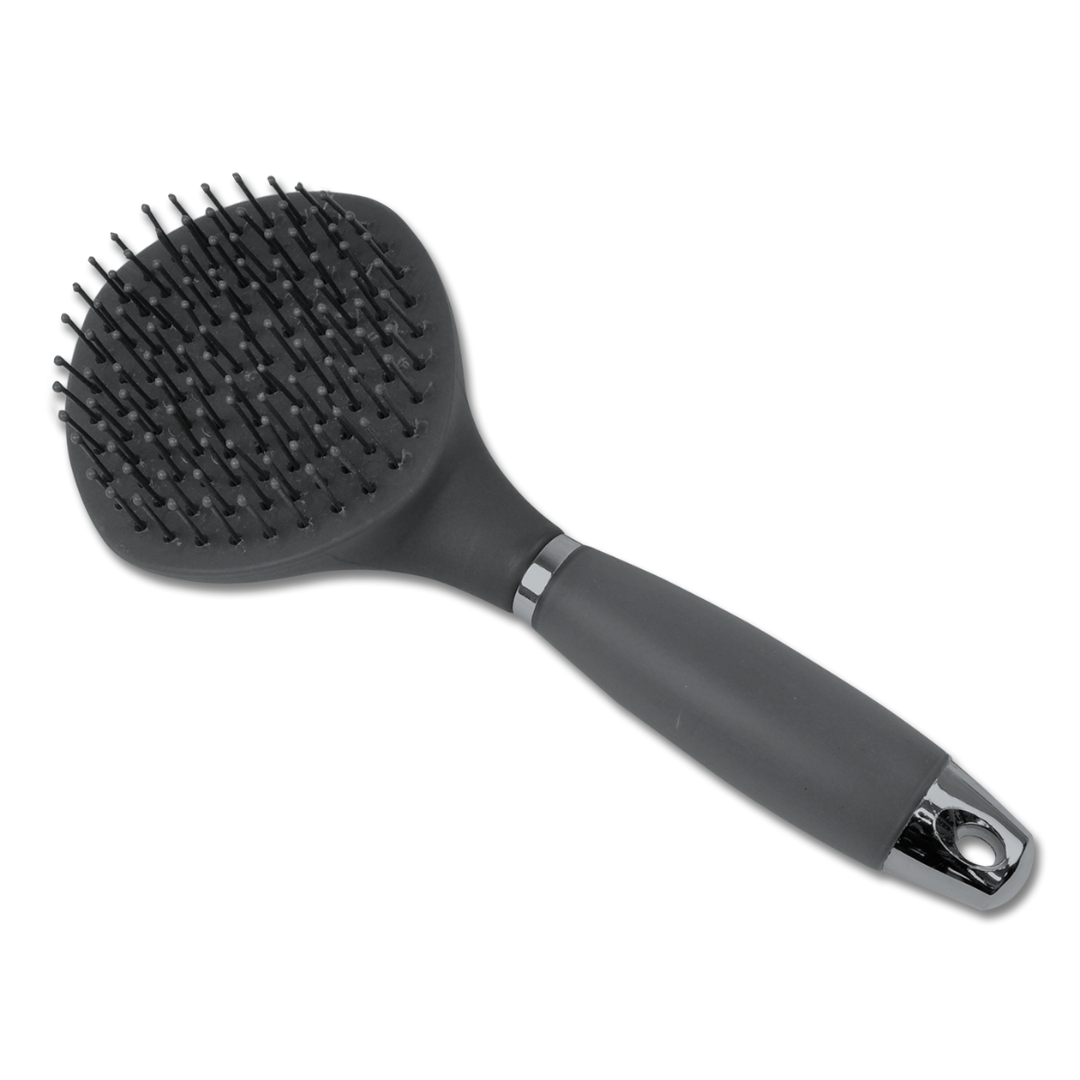 Brosse à crins noir avec poignée gel - Waldhausen