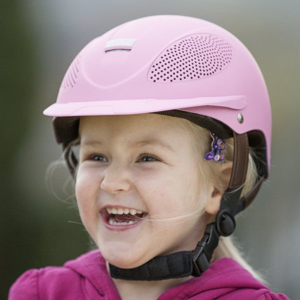 Casque d'équitation Comfort Training rose - USG