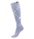 Chaussettes d'équitation Argyle bleu clair - ELT