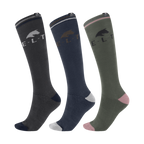 Chaussettes équitation Horse Lot de 3 - ELT