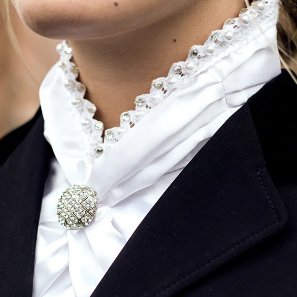 Cravate de concours Queen White - Equestrian Stockholm